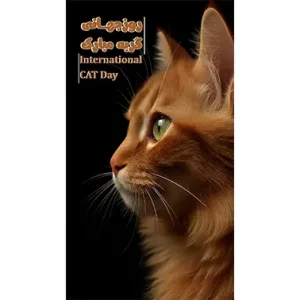 بنر مناسبتی روز جهانی گربه 1
