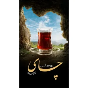بنر مناسبتی روز جهانی چای طرح 2